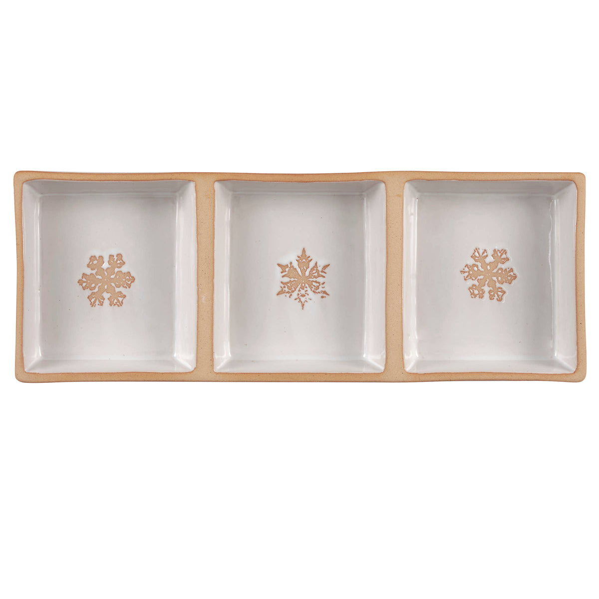 Snowflakes Tidbit Tray