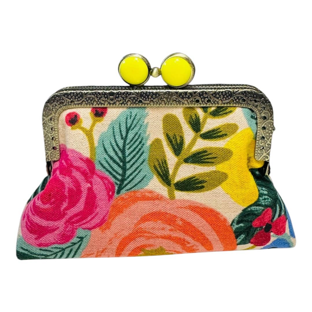 Kiki & Syds ON THE GO Credit Card Clutch - Joliet Rose Cream