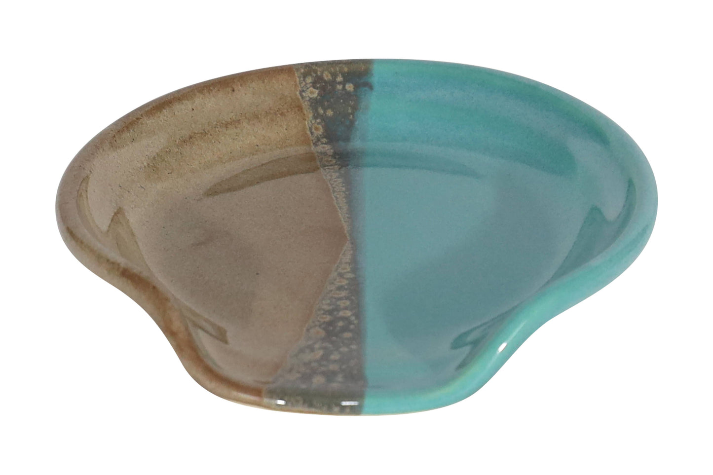 Handcrafted Stoneware Spoon Rest for Kitchen