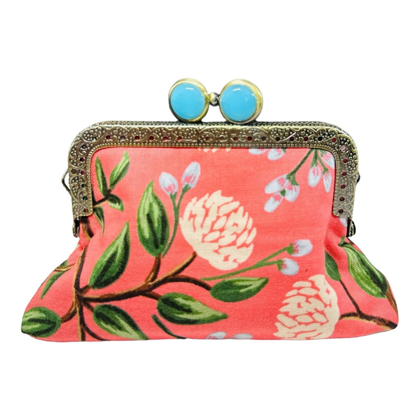 Kiki & Syds ON THE GO Credit Card Clutch - PEONY Sorbet