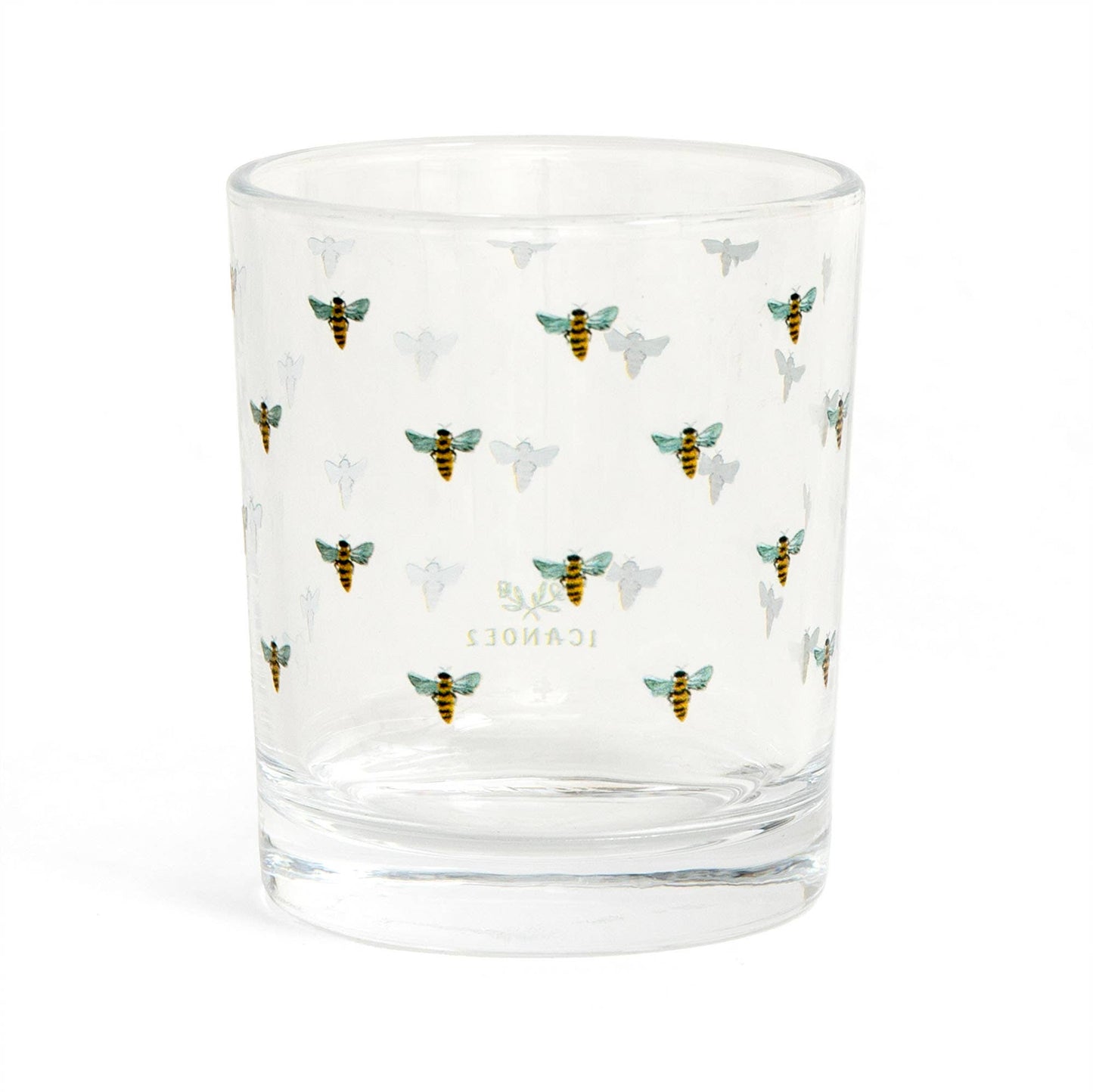 Honey Bees Short Juice Glass