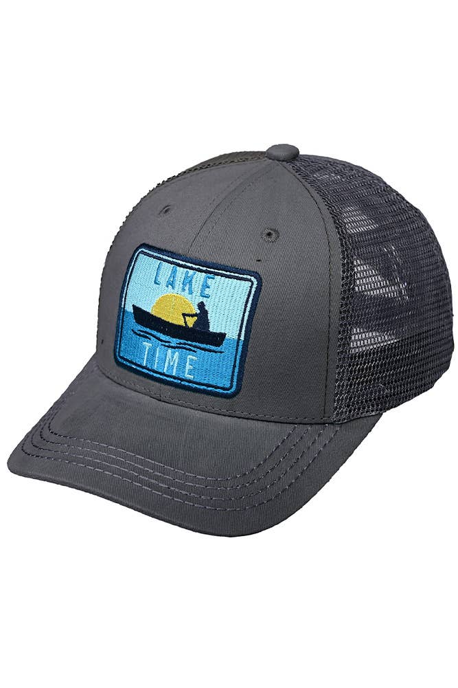 C.C LAKE TIME Embroidery Patch Baseball Cap