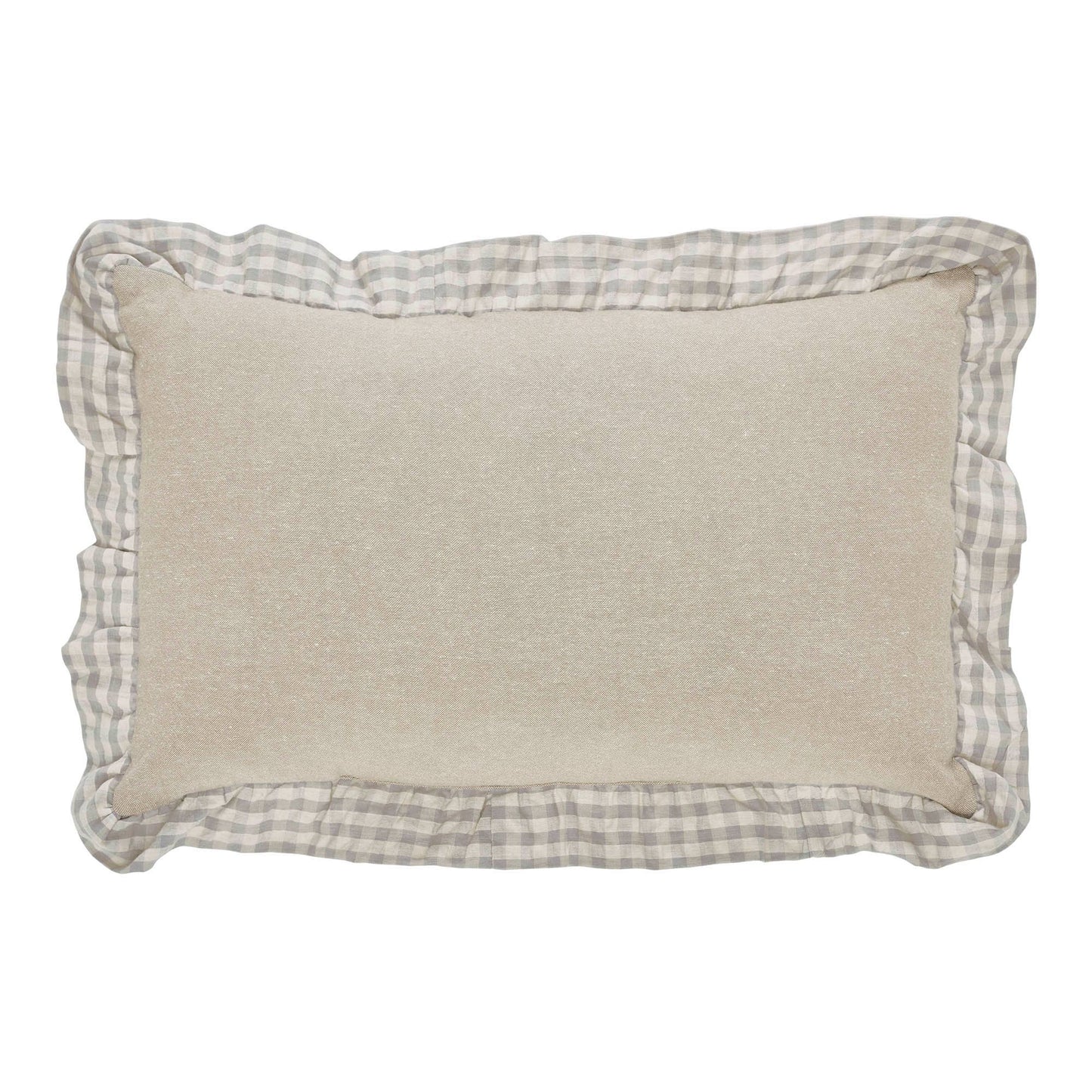 Grace Give Thanks Fall Thanksgiving Harvest Farmhouse Decorative Throw Pillow, 14x22 Inch Embroidered Cotton Accent