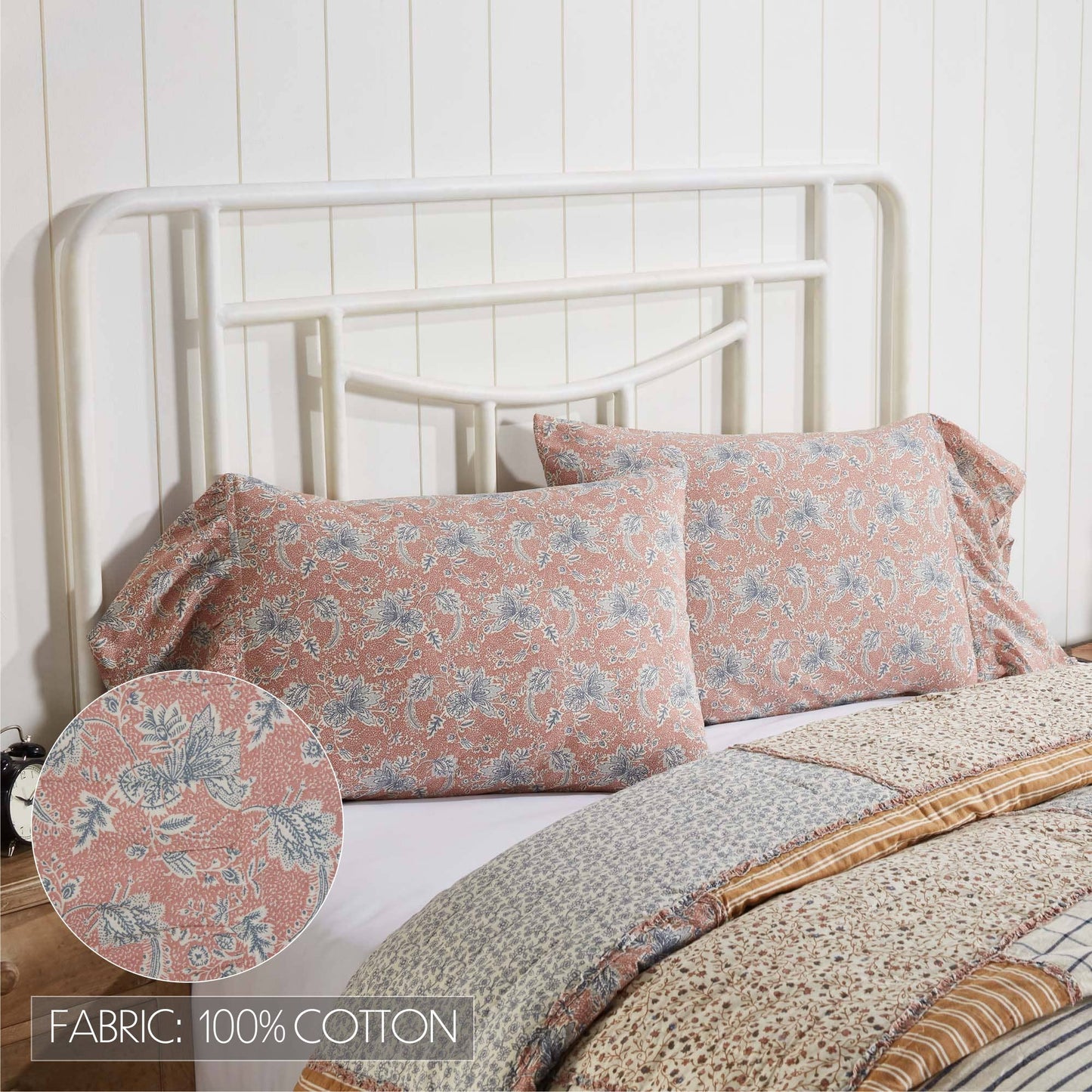 Kaila Ruffled Standard Pillow Case Set of 2 21x26+8