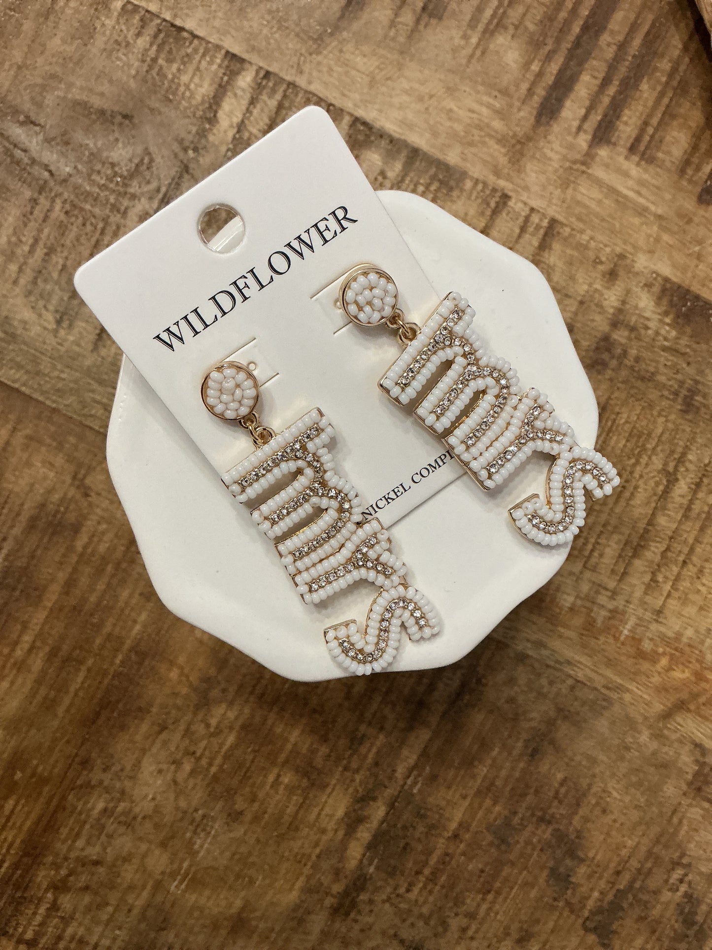 Mrs Gold and Pearl Earrings