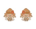 Thanksgiving Scarecrow w/Bow Earrings