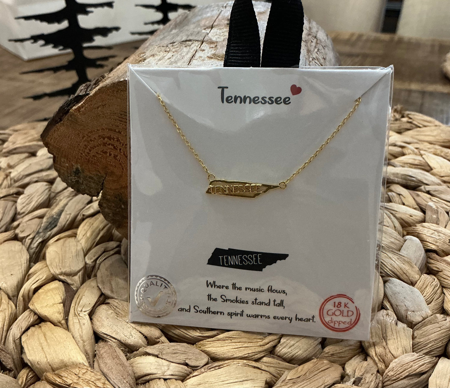 Tennessee State Necklace