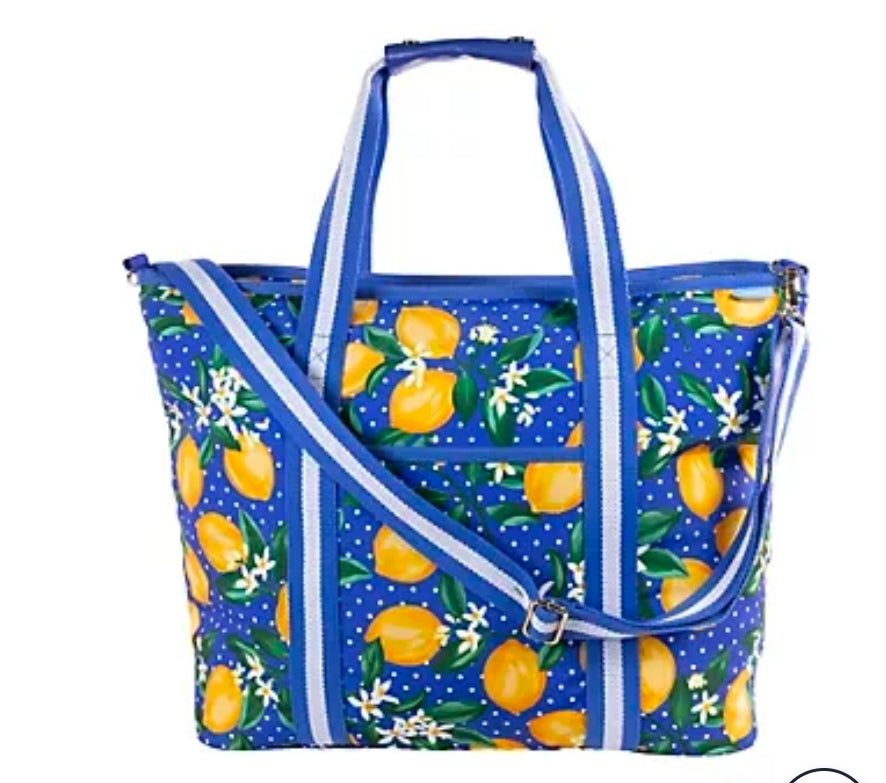 Draper James Lemon Cooler Bag
