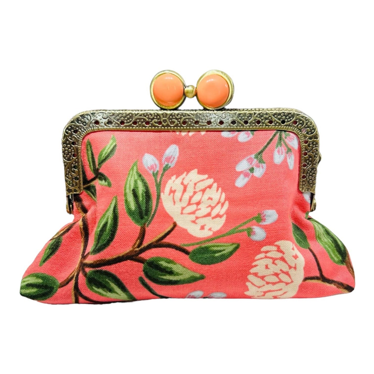 Kiki & Syds ON THE GO Credit Card Clutch - PEONY Sorbet