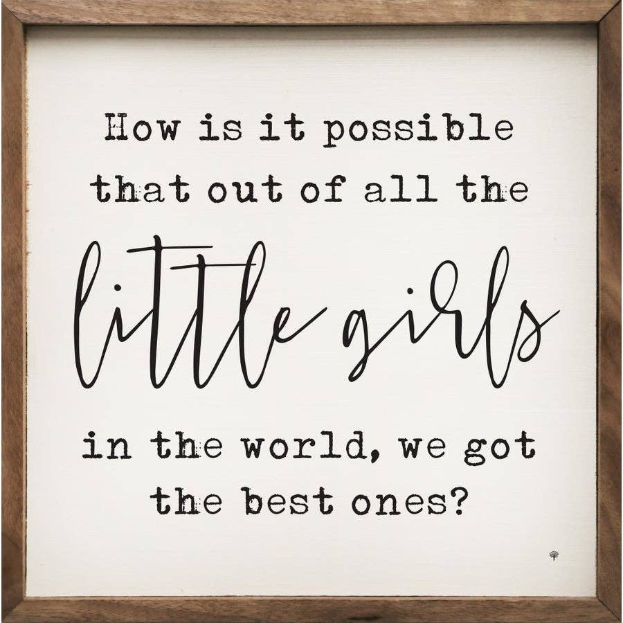Little Girls Best Ones White
