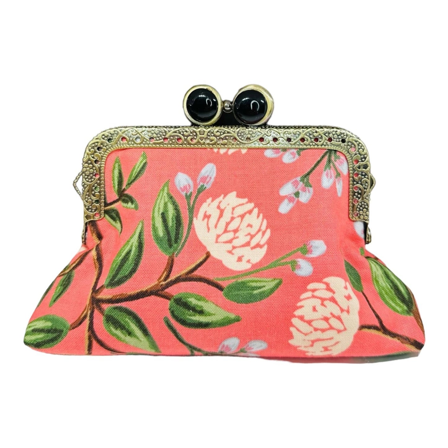Kiki & Syds ON THE GO Credit Card Clutch - PEONY Sorbet