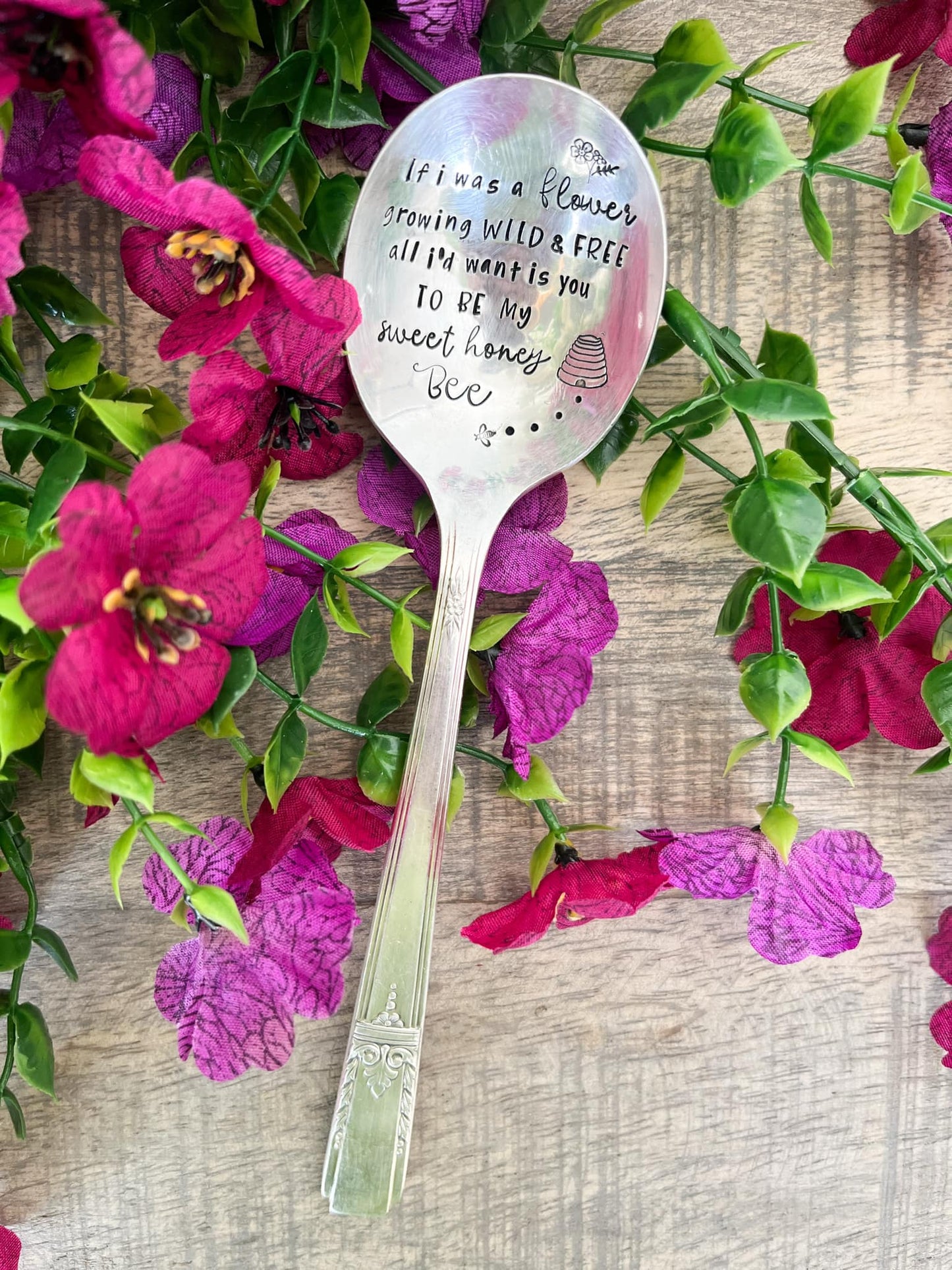 If I Was A Flower Song Vintage spoon