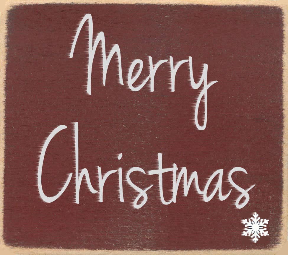 3x3-325 Merry Christmas