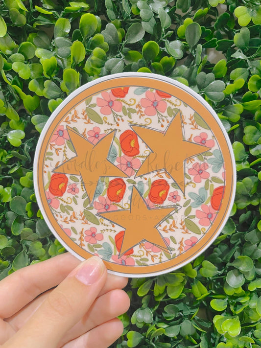 Tennessee Stars (Flowery) Sticker
