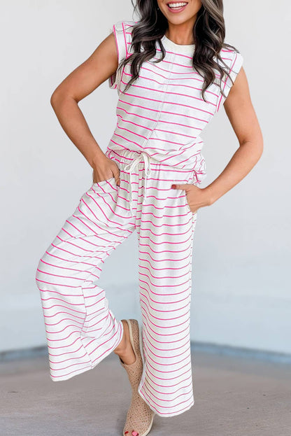 Striped Two-Piece Set
