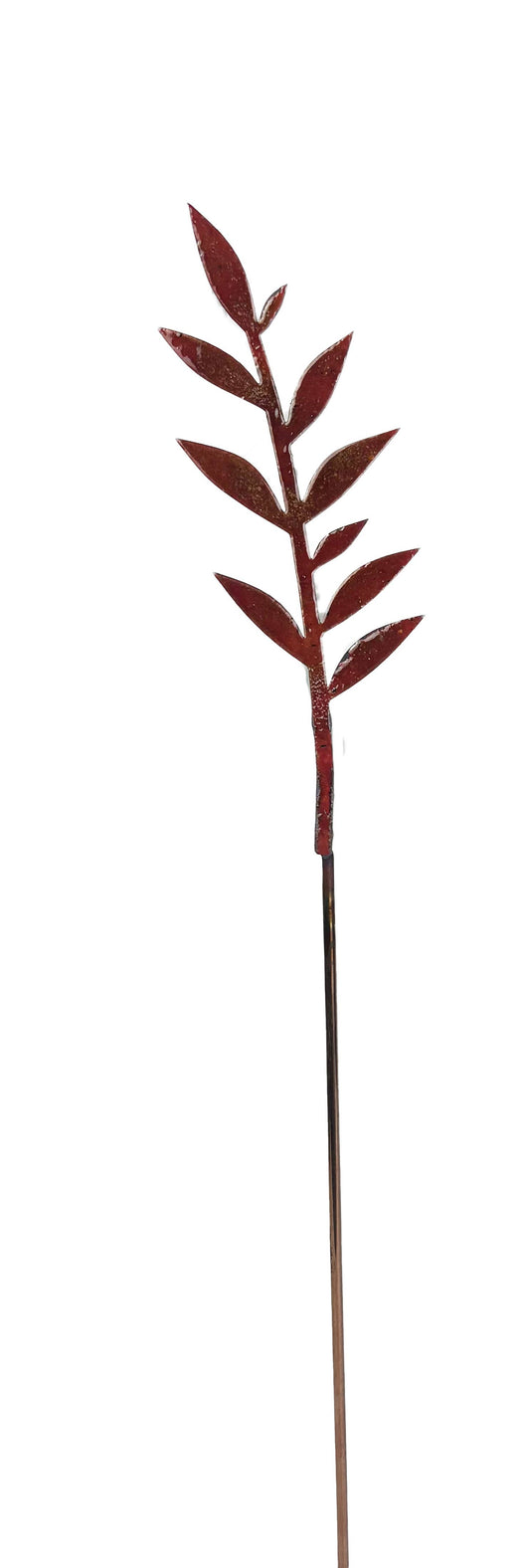 Enamel Leaf Branch- amber