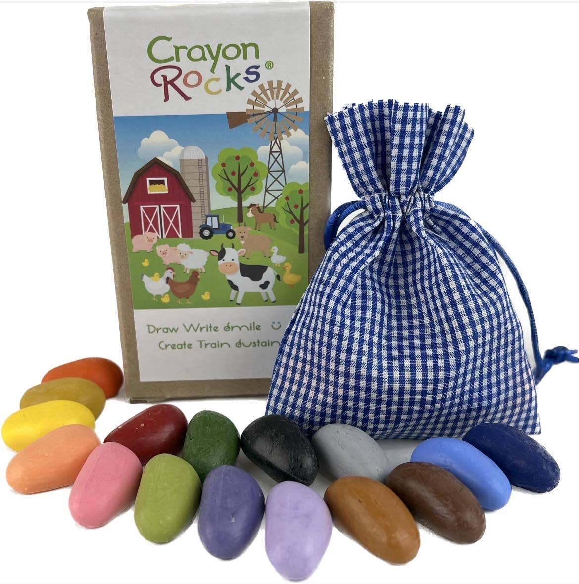 Crayon Rocks Barnyard Themed