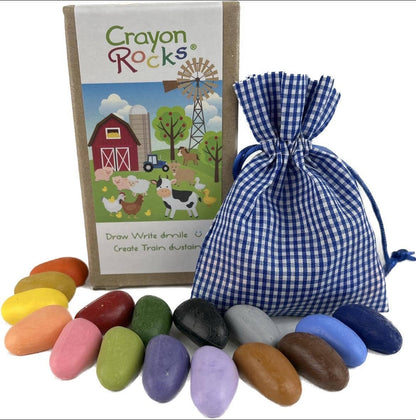 Crayon Rocks Barnyard Themed