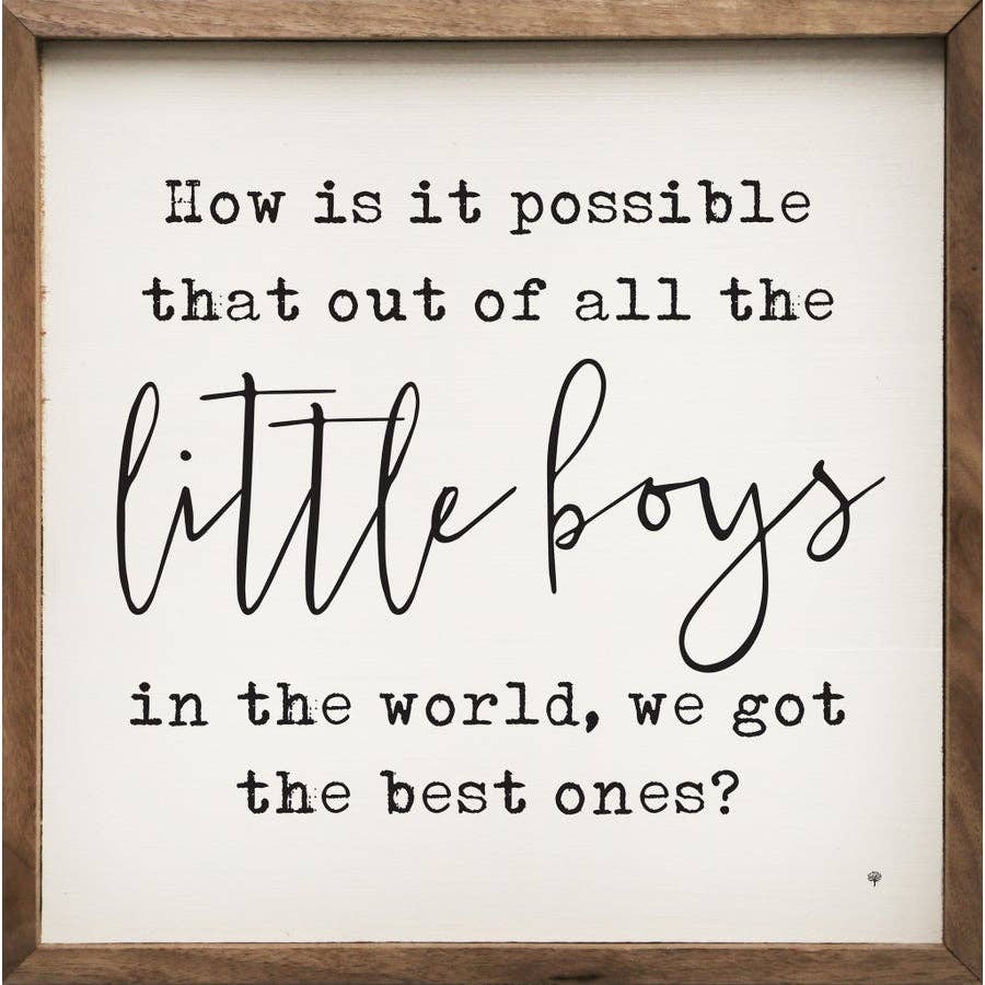Little Boys Best Ones White