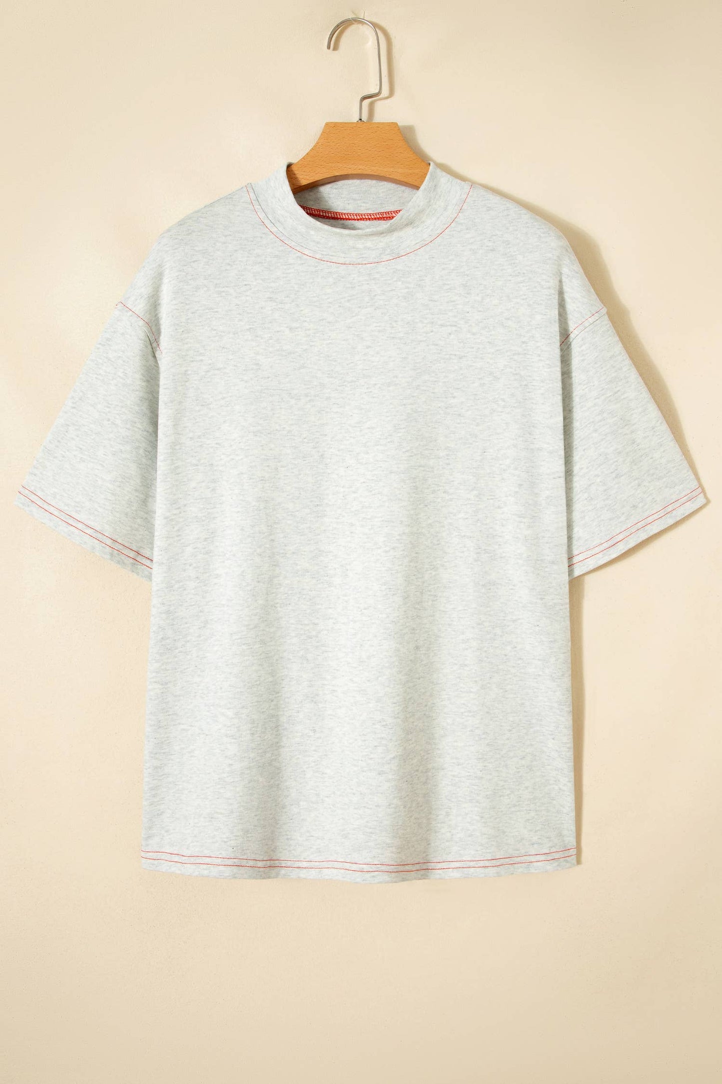 Game Day Reversible Mock neck Contrast-Stitched Tee