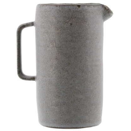 Tiburon Pitcher, Ceramic - Lrg - Light Grey Glaze