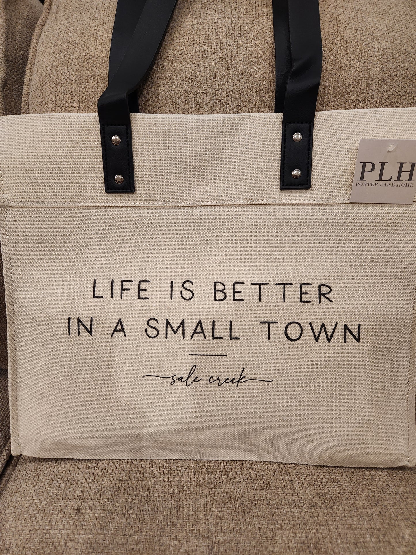Better In A Small Town Sale Creek Market Tote