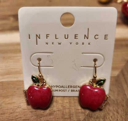 Apple Locket earrings