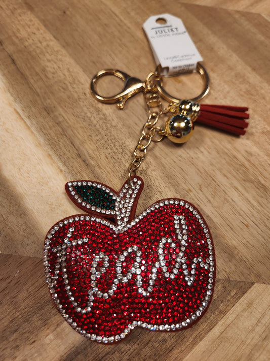 TEACH Apple Key Chain