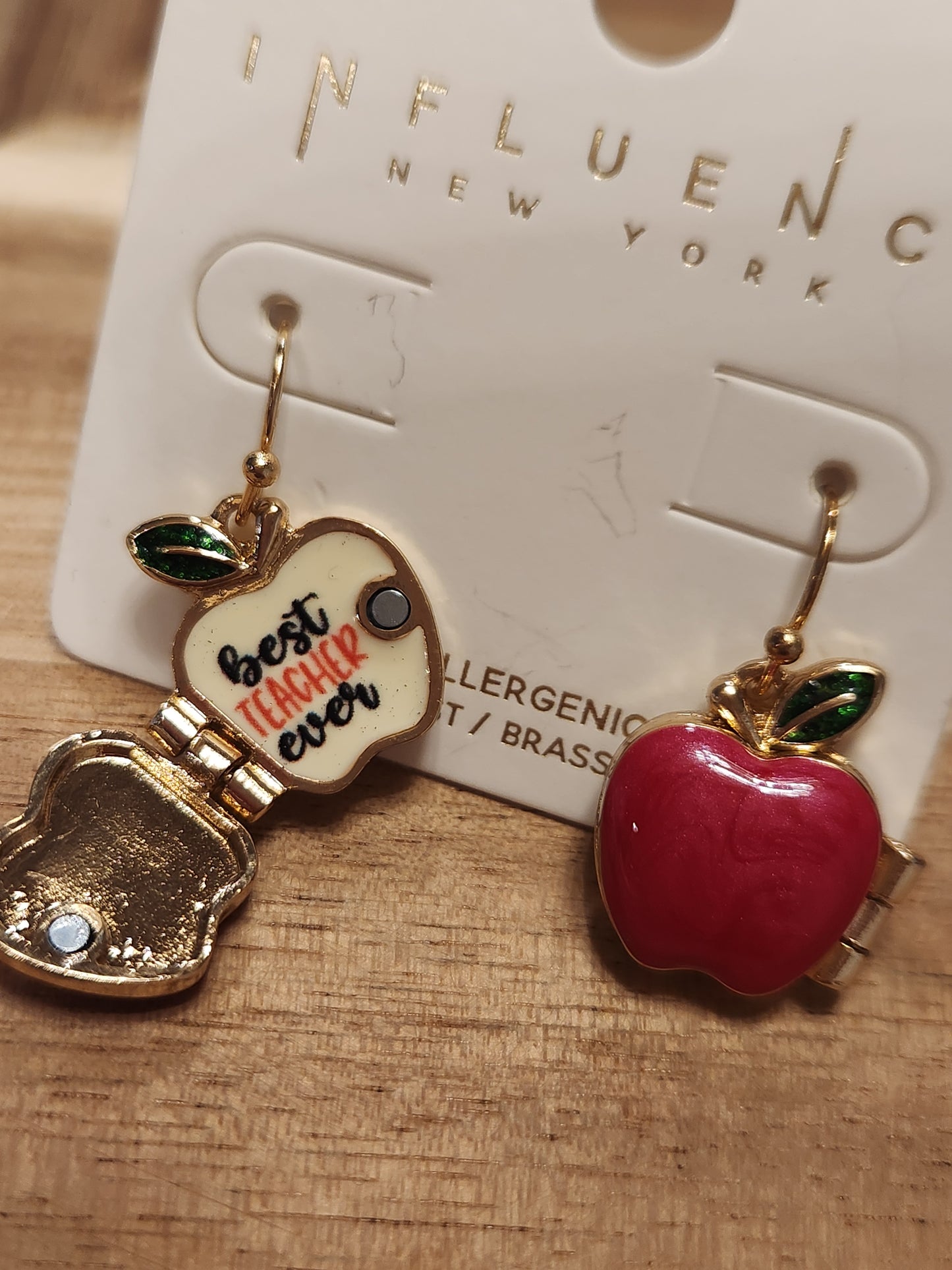Apple Locket earrings