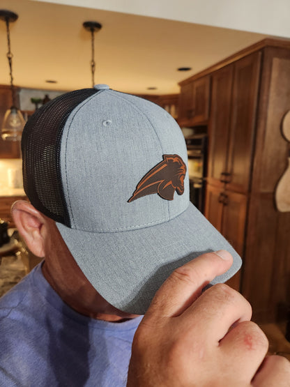 Leather Panther SnapBack Hat