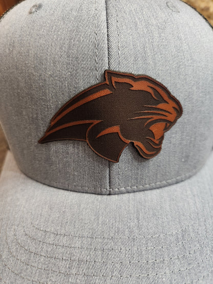 Leather Panther SnapBack Hat
