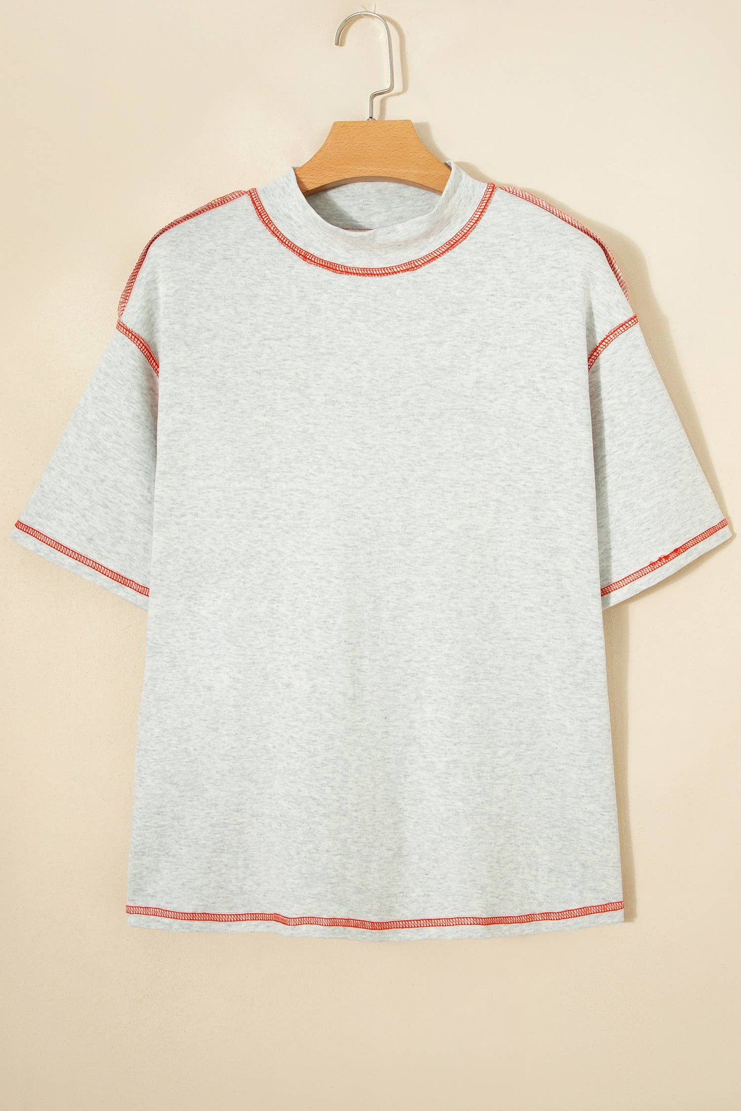 Game Day Reversible Mock neck Contrast-Stitched Tee