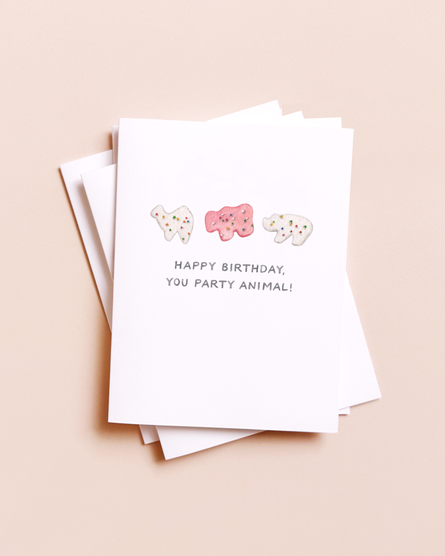 Party Animal (Cracker) — Snack Food Pun Birthday Card