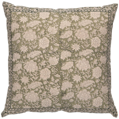 Freesia Embroidered Pillow 18 x 18 inch