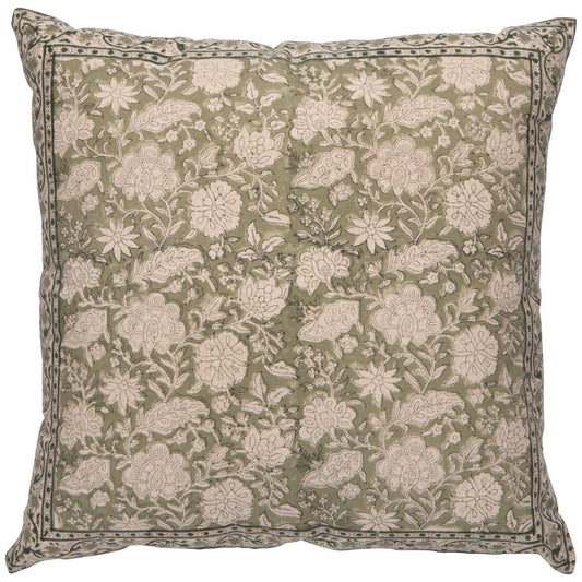 Freesia Embroidered Pillow 18 x 18 inch