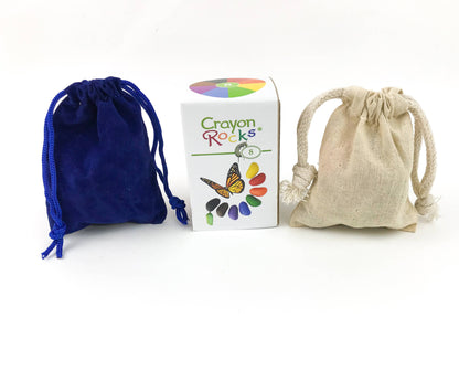 8 Colors in a Blue Velvet Bag