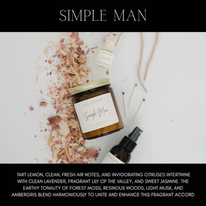 SIMPLE MAN | MEN’S COLLECTION | CANDLE
