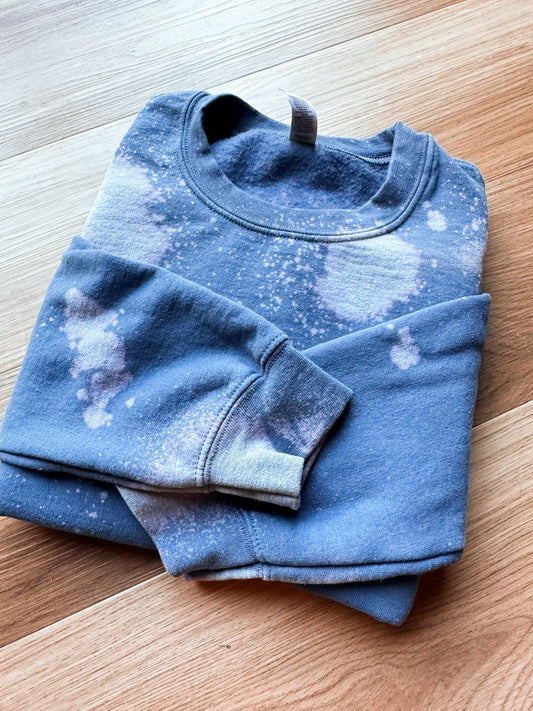Bleached Indigo Sweatshirt