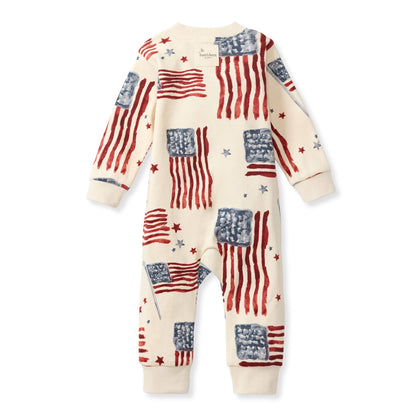 American Flag Organic Cotton Sleep & Play