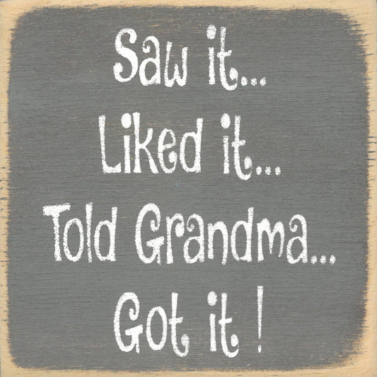 5X5-121 Told Grandma