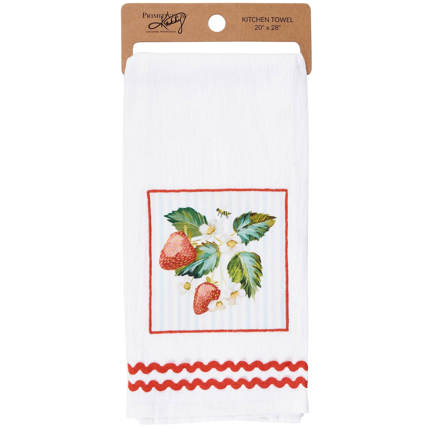 Strawberry Vine Kitchen Towel
