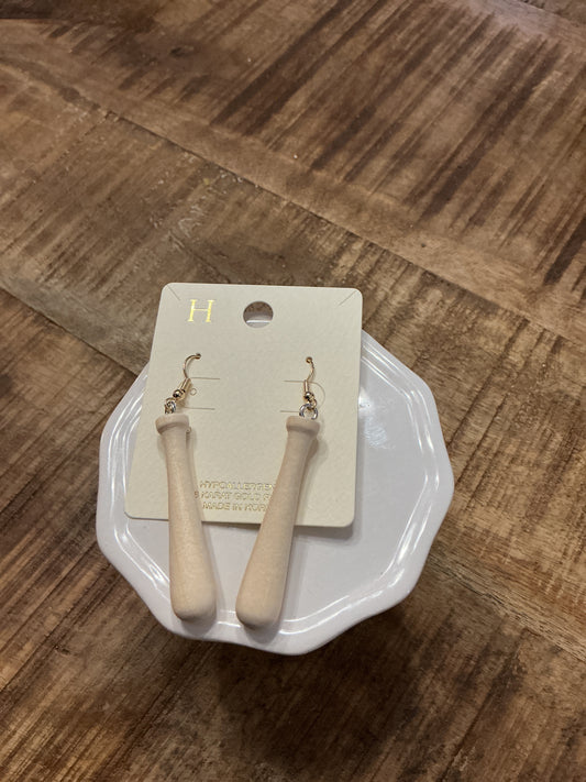 Baseball Bat Earrings