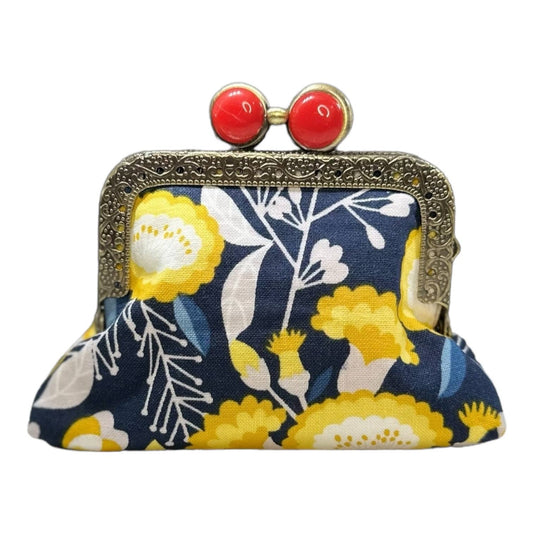 Kiki & Syds Mini Clutch Coin Purse - Sunshine Floral