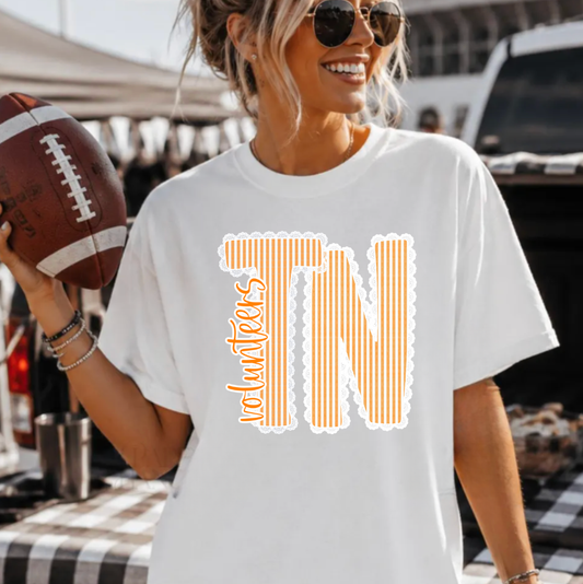 Lace Trim TN Volunteers Tee