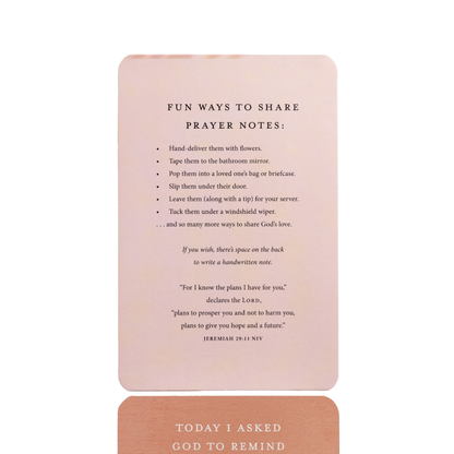 Prayers to Share Pass-Along Notes - Gifts