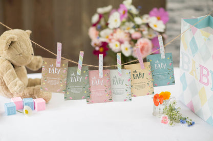 Oh Baby Baby Shower Brown - Bouquet Wildflower Seed Packets