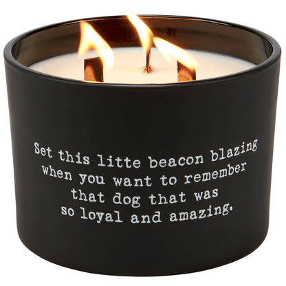 Loyal Dog Poetry Candle