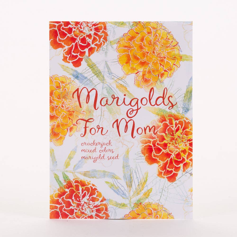 Marigolds for Mom Mother's Day - Marigold Seed Packets