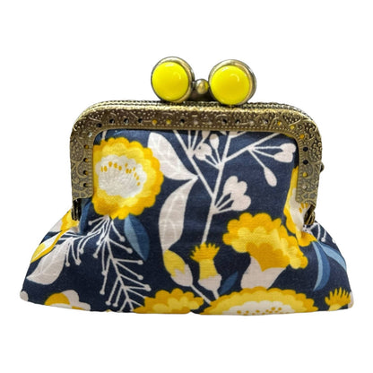 Kiki & Syds Mini Clutch Coin Purse - Sunshine Floral