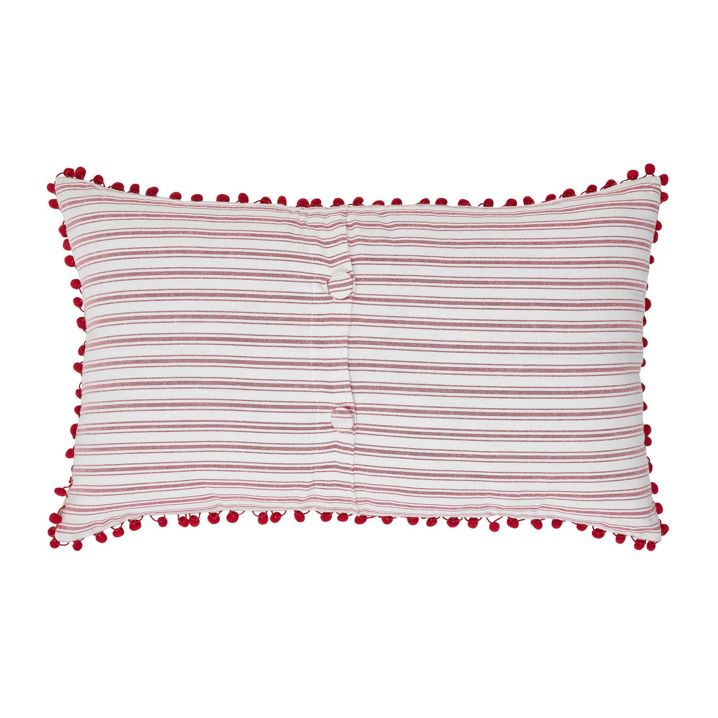 Timeless Ticking Red Tree Pillow 26Lx16W